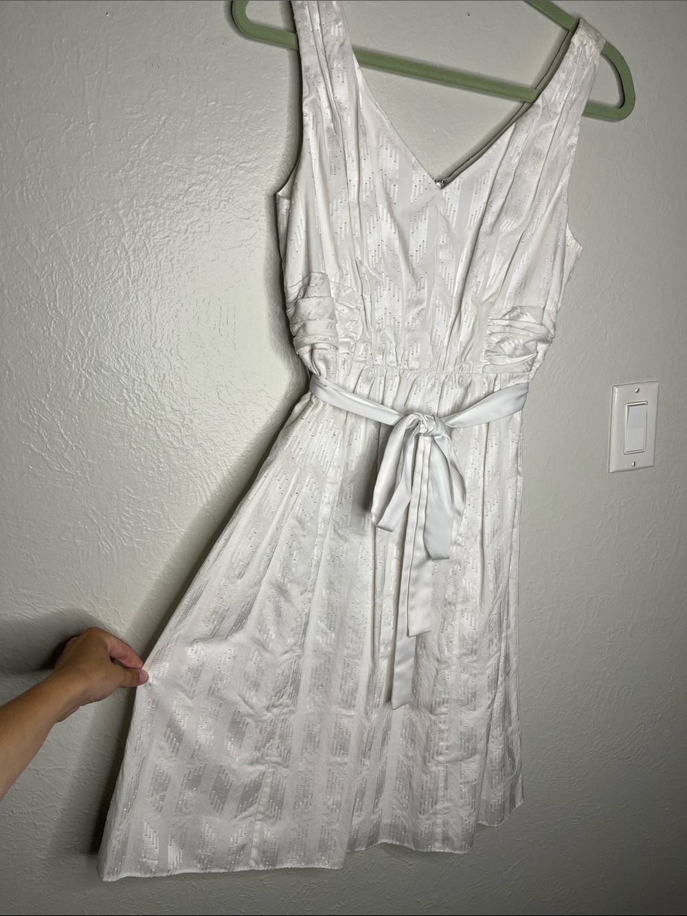 Classic White Sundress - The Limited Size 10 Flirty Bridal Shower Bachelorette